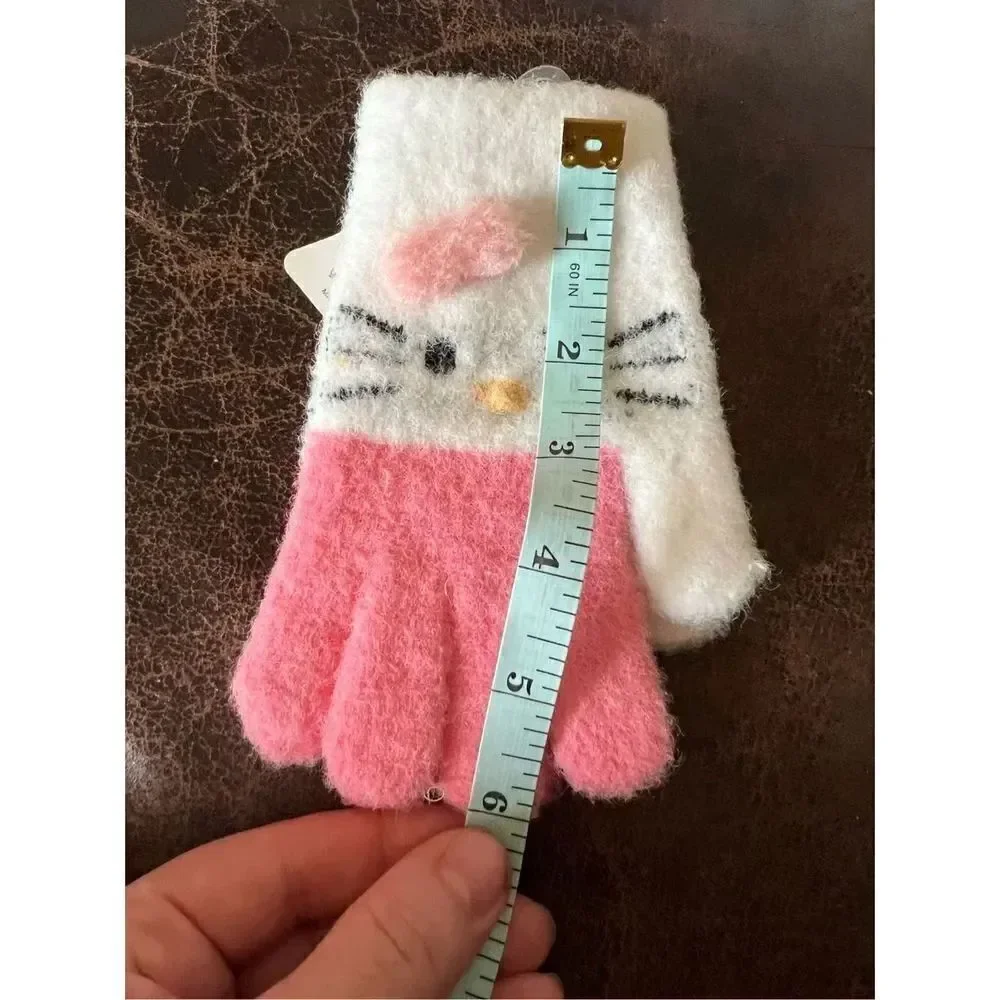Hello Kitty Kids Plush Gloves